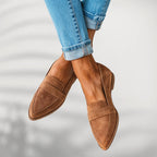 Abigail | Women's Classic Leather Loafers - Brown