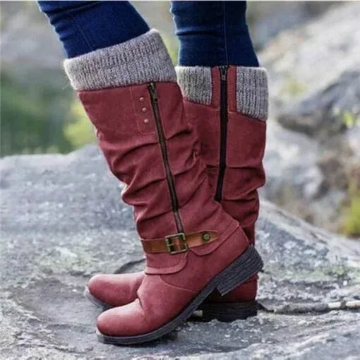 Ada | Women's Orthopedic Boots, Warm Winter Boots | The Dress Cellar | Red