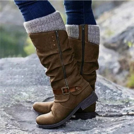 Ada | Women's Orthopedic Boots, Warm Winter Boots | The Dress Cellar | Brown