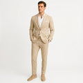 Adam | Men's Two-Piece Linen Suit, Modern Linen Suit | The Dress Cellar