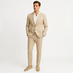 Adam | Men's Two-Piece Linen Suit, Modern Linen Suit | The Dress Cellar