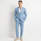 Adam | Men's Two-Piece Linen Suit, Modern Linen Suit | The Dress Cellar