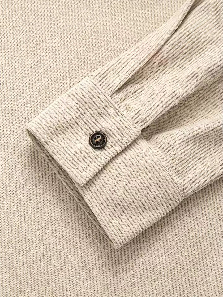 Peter | Men's Corduroy Utility Shirt, Relaxed-Fit Casual Shirt | The Dress Cellar