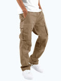 Aidan | Men's Relaxed Fit Cargo Trousers, Straight-Leg Practical Trousers | The Dress Cellar