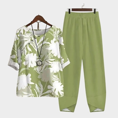 Alessia | Women's Comfortable Two-Piece Set - Green