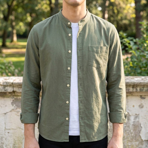 Alex | Women's Long Sleeve Cotton-Blend Shirt, Tailored Button-Up Shirt | The Dress Cellar