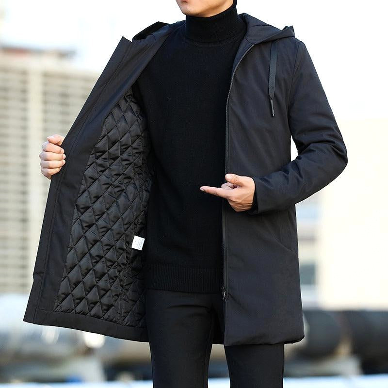 Tristan | Men's Waterproof Insulated Winter Jacket, Hooded Cold-Weather Coat | The Dress Cellar