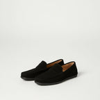 Garrett | Men's Suede-Effect Slip-On Loafers, Flexible Sole Loafers | The Dress Cellar