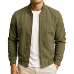 Alistair | Men's Bomber Jacket with Clean Lines, Modern Classic Bomber Jacket | The Dress Cellar