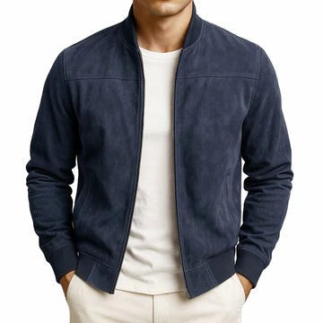 Alistair | Men's Bomber Jacket with Clean Lines, Modern Classic Bomber Jacket | The Dress Cellar