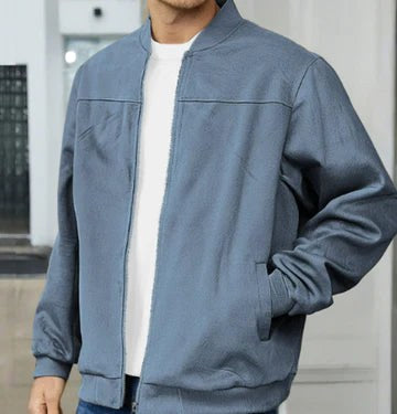 Alistair | Men's Bomber Jacket with Clean Lines, Modern Classic Bomber Jacket | The Dress Cellar