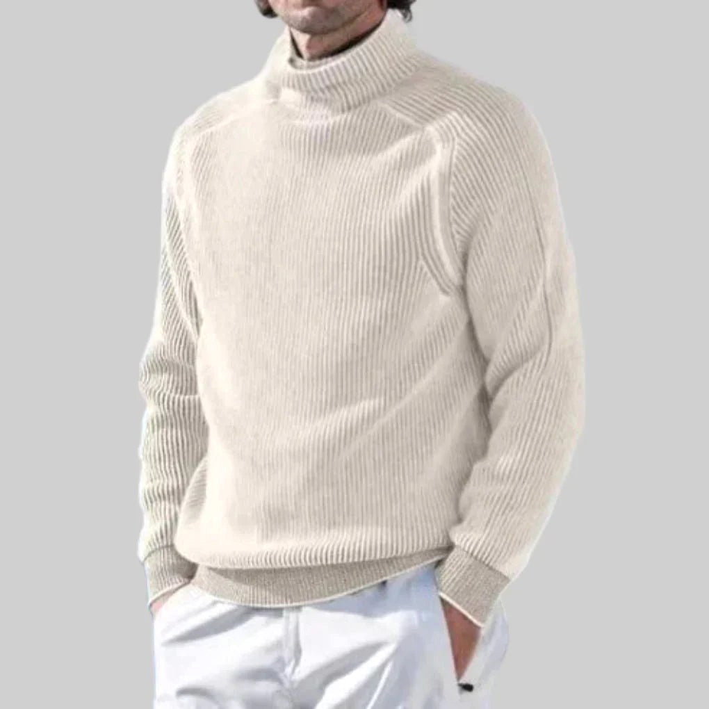Ralph | Men's High-Neck Knit Sweater, Fitted Turtleneck Sweater | The Dress Cellar