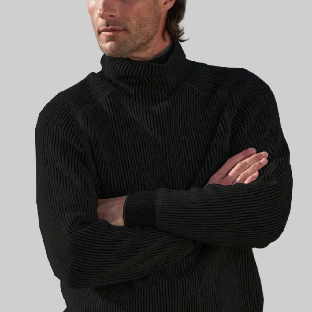 Ralph | Men's High-Neck Knit Sweater, Fitted Turtleneck Sweater | The Dress Cellar