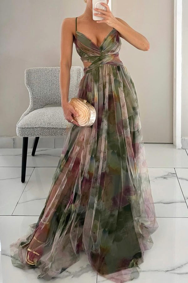 Allison | Women's Floral Print Maxi Dress - image 11