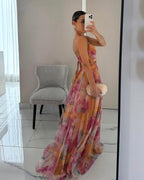 Allison | Women's Floral Print Maxi Dress - image 3