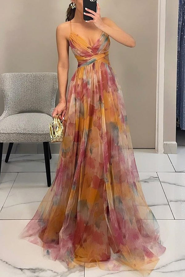 Allison | Women's Floral Print Maxi Dress - image 4