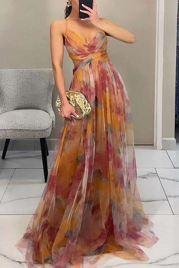 Allison | Women's Floral Print Maxi Dress - image 5