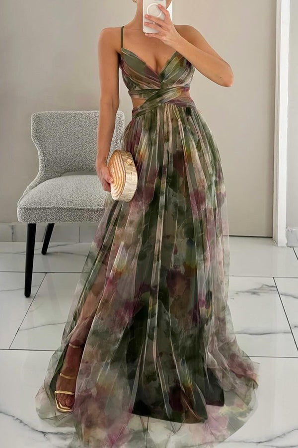 Allison | Women's Floral Print Maxi Dress - image 8