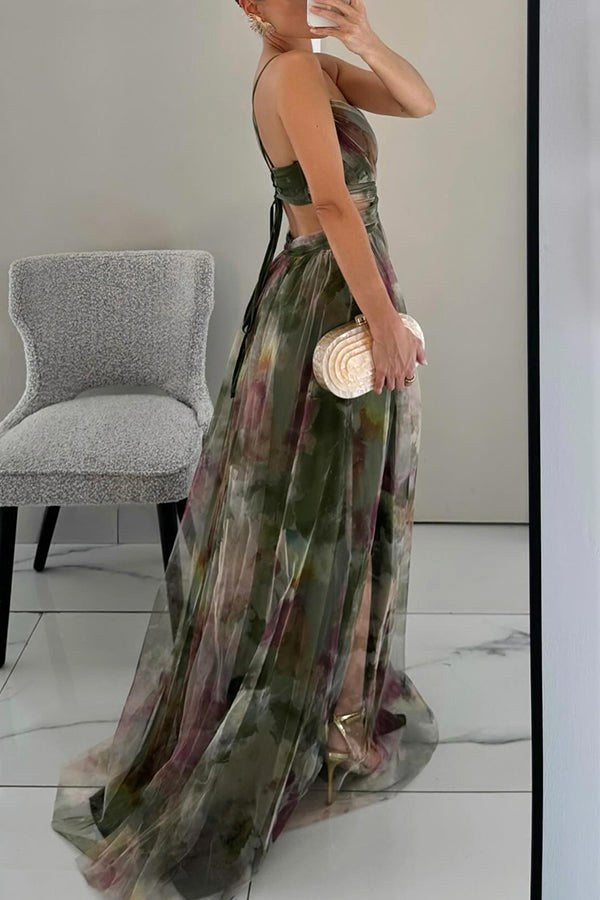 Allison | Women's Floral Print Maxi Dress - image 9