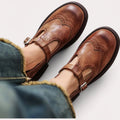 Amber | Women's Orthopedic Mary Jane Shoes - Brown
