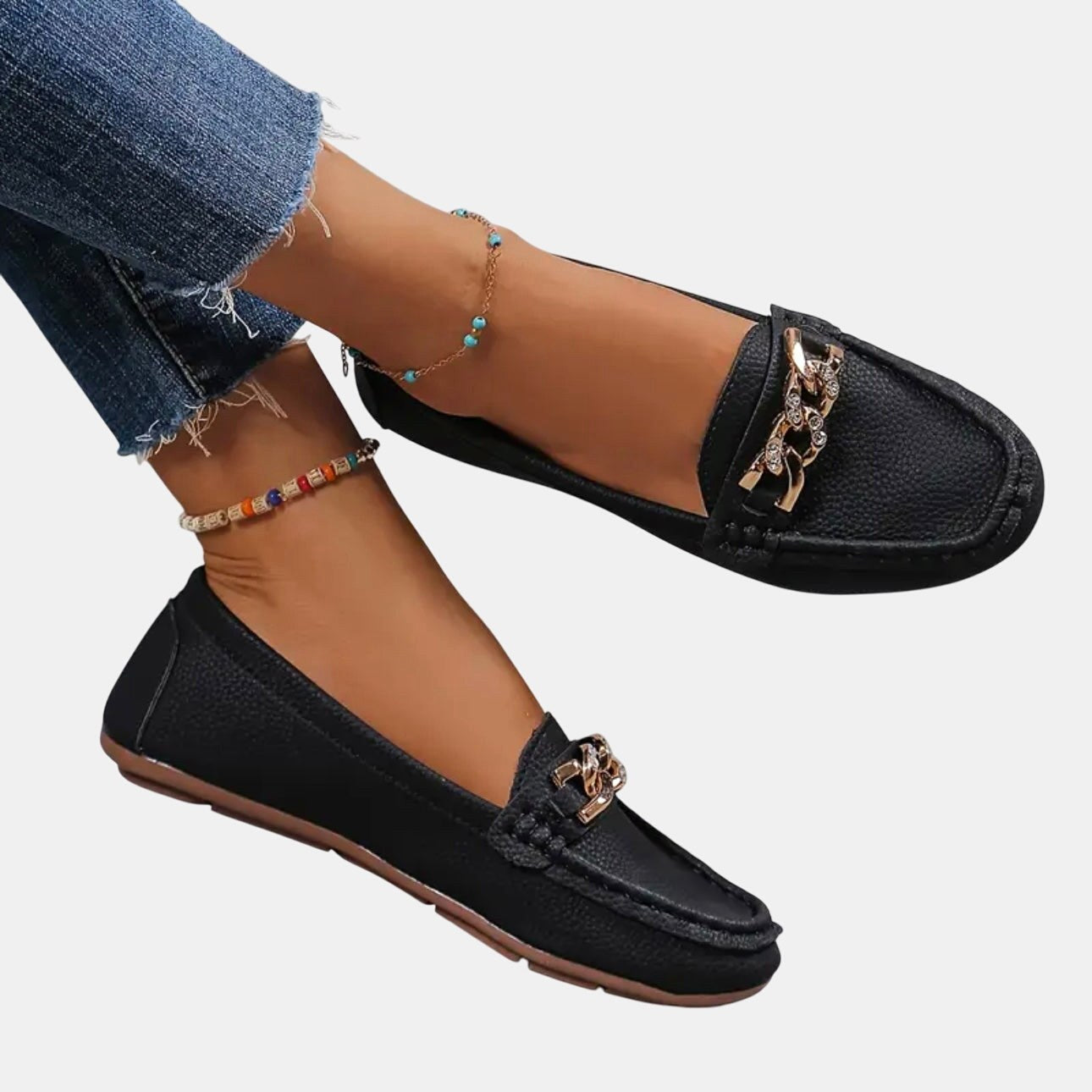 Amelia | Women's Orthopedic Loafers - Black
