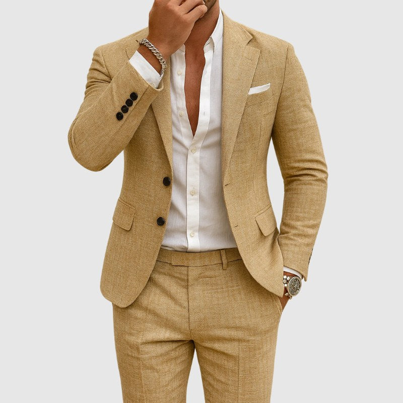 Andrew | Men's Slim-Fit Suit with Lapels, Two-Piece Suit | The Dress Cellar