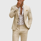 Andrew | Men's Slim-Fit Suit with Lapels, Two-Piece Suit | The Dress Cellar