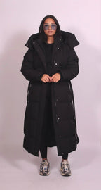 Margaret | Women's Long Quilted Winter Coat, Tailored Fitted Jacket | The Dress Cellar