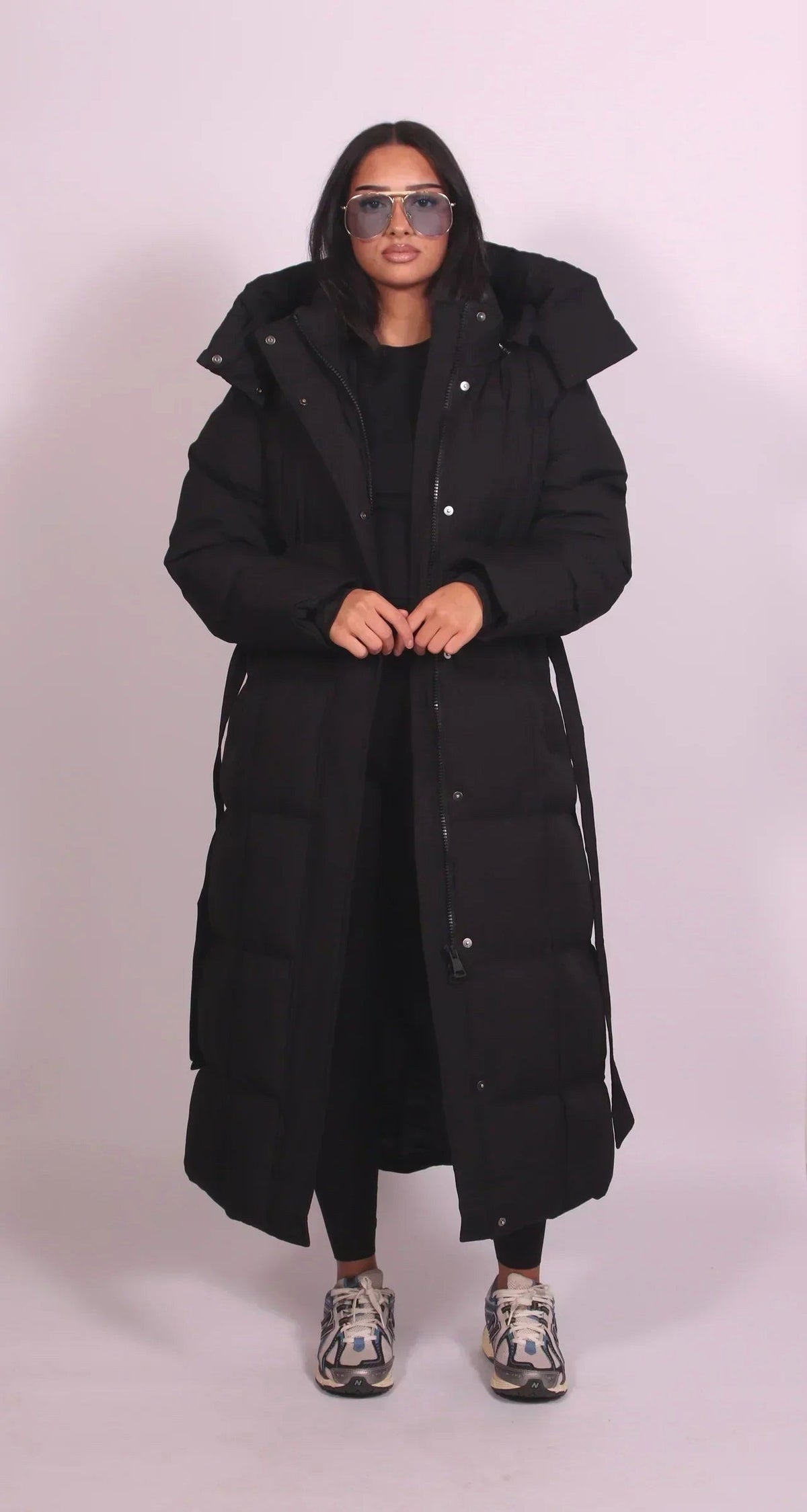Margaret | Women's Long Quilted Winter Coat, Tailored Fitted Jacket | The Dress Cellar