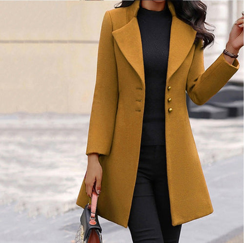 Annette | Women's Wool Tailored Coat, Prestige Winter Coat | The Dress Cellar
