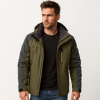 Marcus | Men's Waterproof Breathable Outdoor Jacket, Hooded Rain Jacket | The Dress Cellar