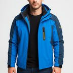 Marcus | Men's Waterproof Breathable Outdoor Jacket, Hooded Rain Jacket | The Dress Cellar