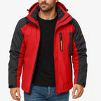 Marcus | Men's Waterproof Breathable Outdoor Jacket, Hooded Rain Jacket | The Dress Cellar
