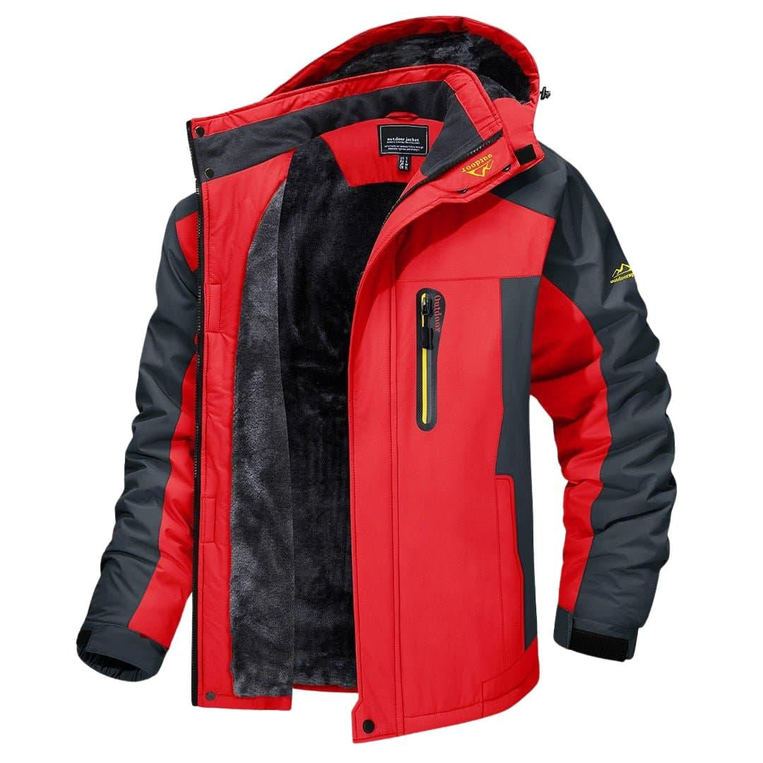 Marcus | Men's Waterproof Breathable Outdoor Jacket, Hooded Rain Jacket | The Dress Cellar