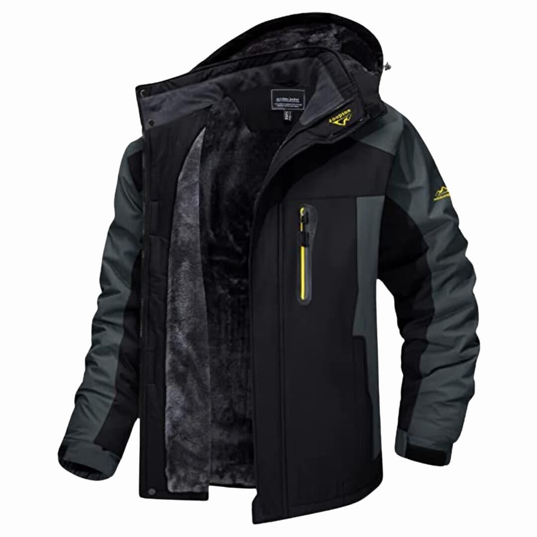 Marcus | Men's Waterproof Breathable Outdoor Jacket, Hooded Rain Jacket | The Dress Cellar