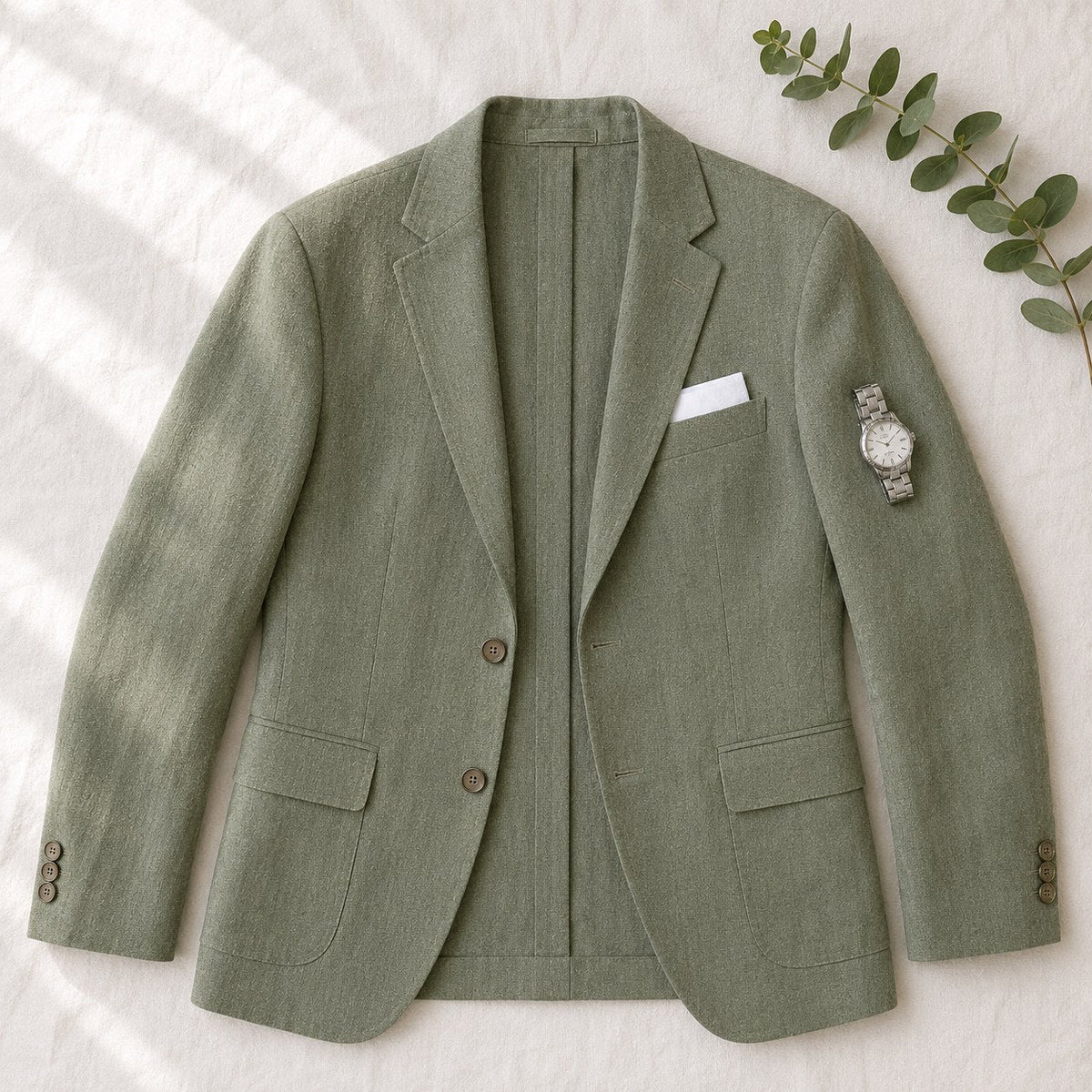 Alexander | Men's Linen Blazer in Smart Casual Style, Lightweight Summer Jacket | The Dress Cellar