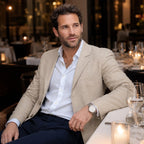 Alexander | Men's Linen Blazer in Smart Casual Style, Lightweight Summer Jacket | The Dress Cellar
