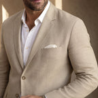 Alexander | Men's Linen Blazer in Smart Casual Style, Lightweight Summer Jacket | The Dress Cellar