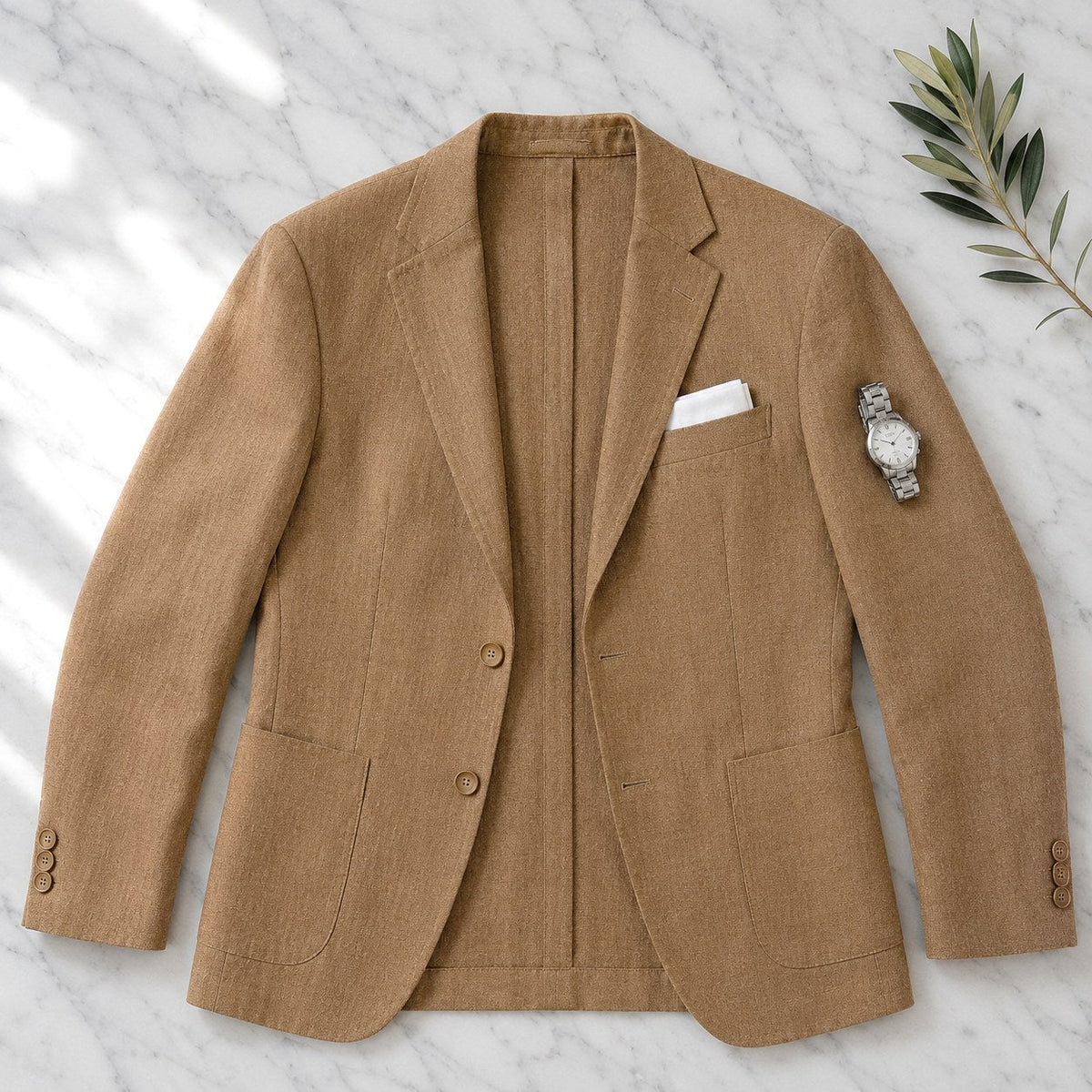 Alexander | Men's Linen Blazer in Smart Casual Style, Lightweight Summer Jacket | The Dress Cellar