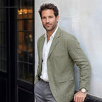 Alexander | Men's Linen Blazer in Smart Casual Style, Lightweight Summer Jacket | The Dress Cellar
