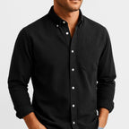 Stephen | Men's Long-Sleeve Cotton Shirt, Classic Button-Up Shirt | The Dress Cellar