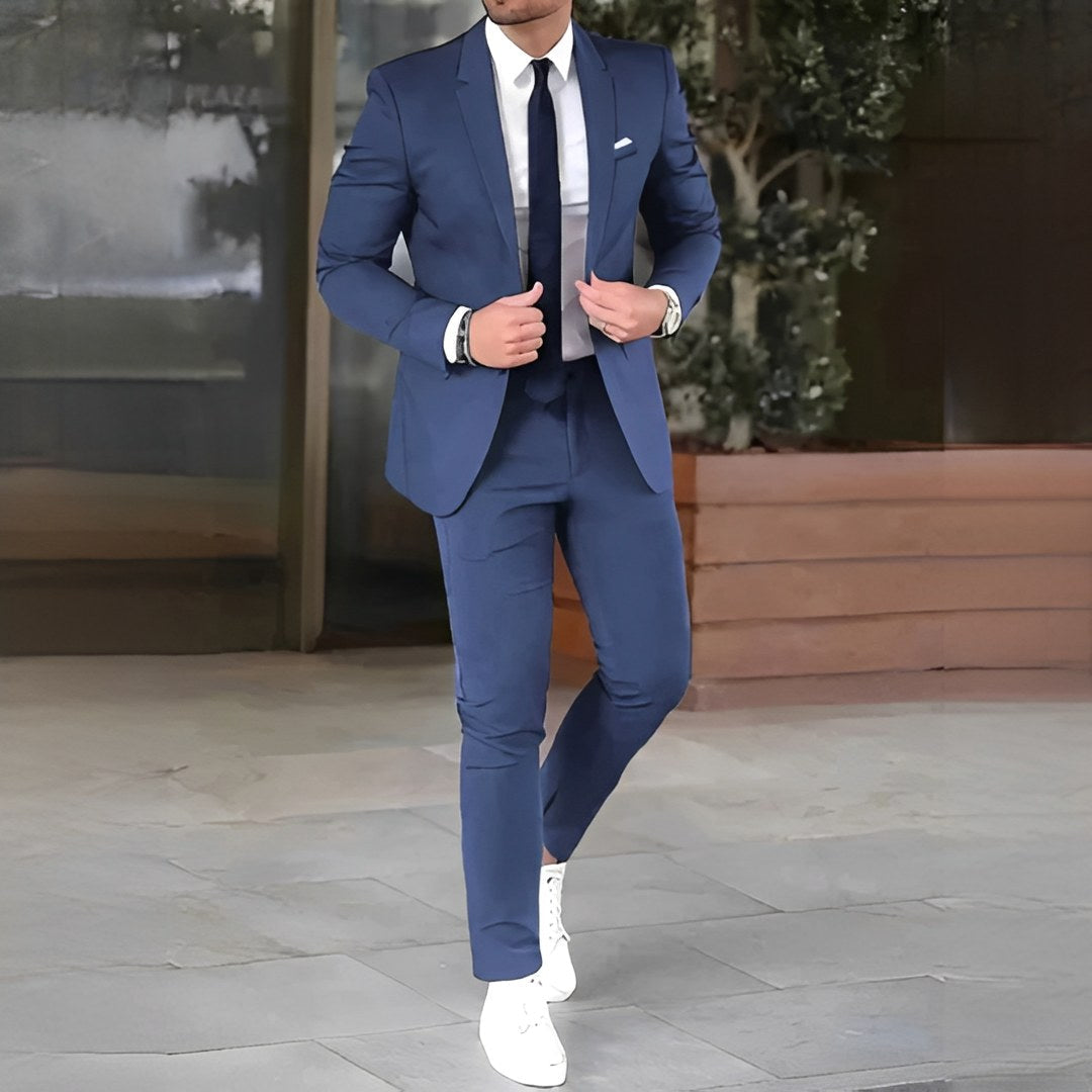Arthur | Men's Slim-Cut Suit, Elegant Two-Piece Suit | The Dress Cellar