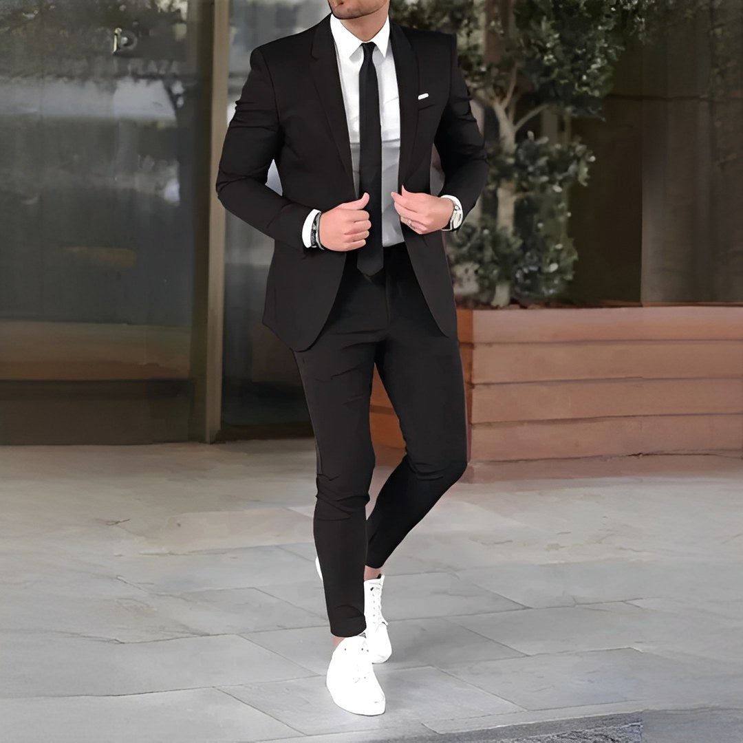 Arthur | Men's Slim-Cut Suit, Elegant Two-Piece Suit | The Dress Cellar