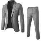 Arthur | Men's Slim-Cut Suit, Elegant Two-Piece Suit | The Dress Cellar