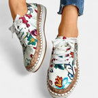 Audrey | Women's Orthopedic Slip-On Shoes - Blue Flora