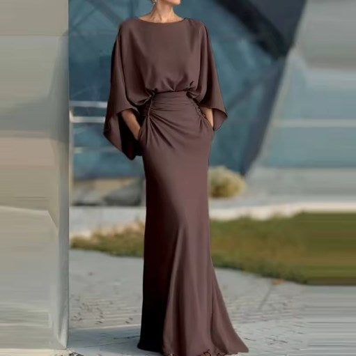 Reagan | Women's Sleeveless V-Neck Midi Dress, Breathable Summer Dress | The Dress Cellar