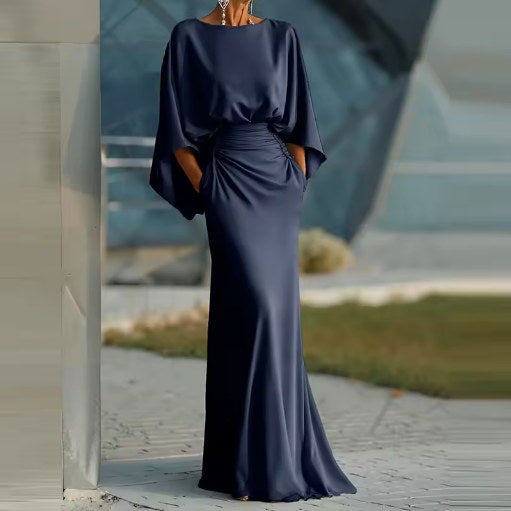 Reagan | Women's Sleeveless V-Neck Midi Dress, Breathable Summer Dress | The Dress Cellar