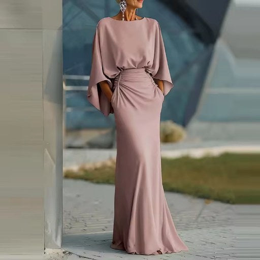 Reagan | Women's Sleeveless V-Neck Midi Dress, Breathable Summer Dress | The Dress Cellar