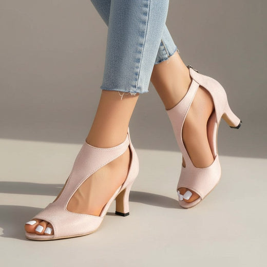 Audrey | Women's Supportive Orthopedic Heels - Pink