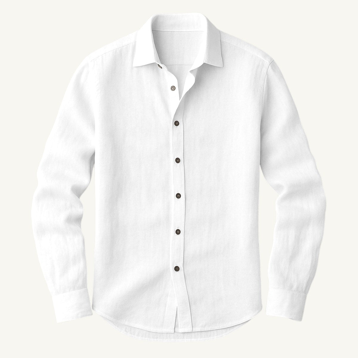 Bart | Men's Long-Sleeve Linen Shirt, Loose-Fitting Summer Shirt | The Dress Cellar